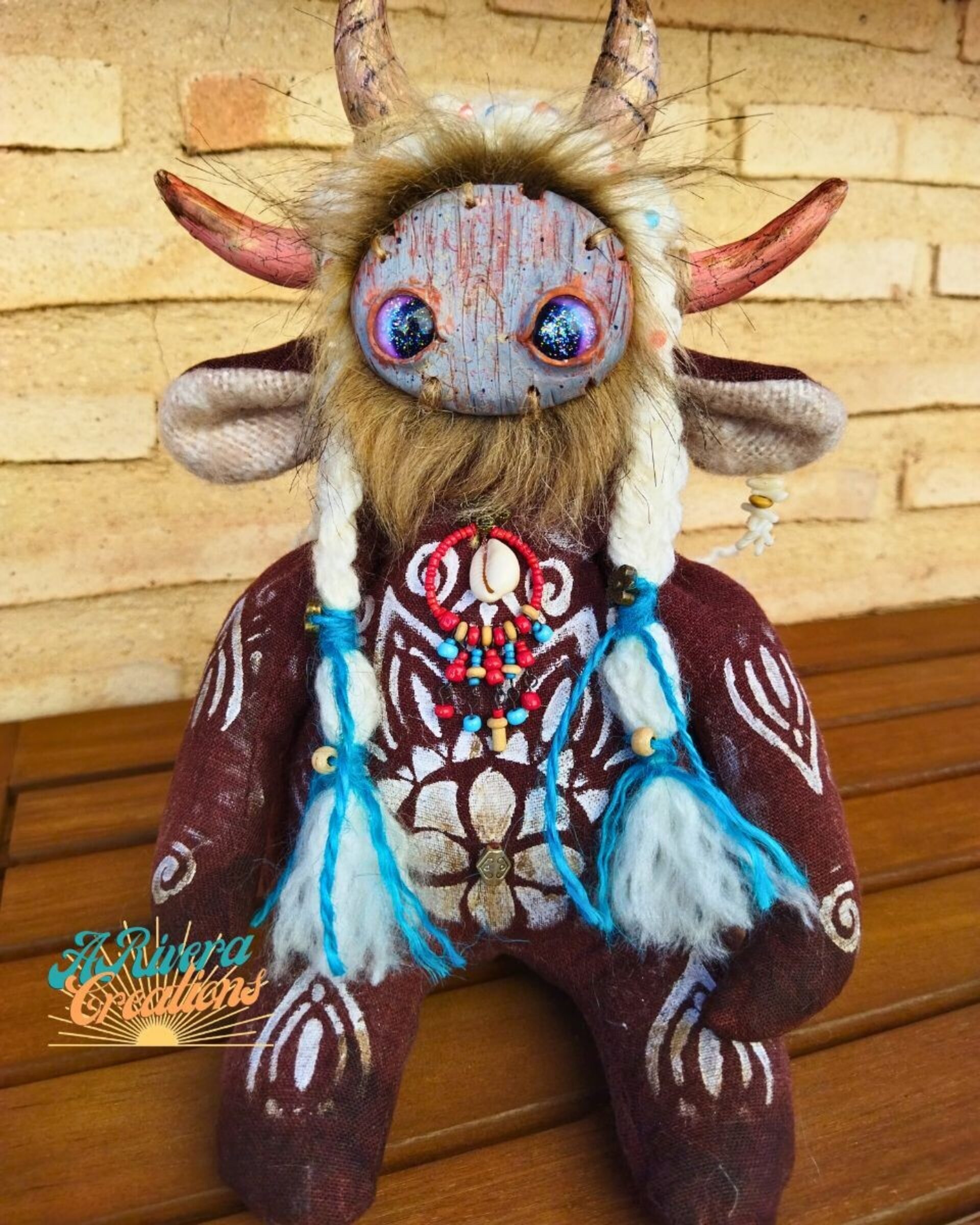 Muñeco ooak, hecho completamente a mano, elf, art doll - 4
