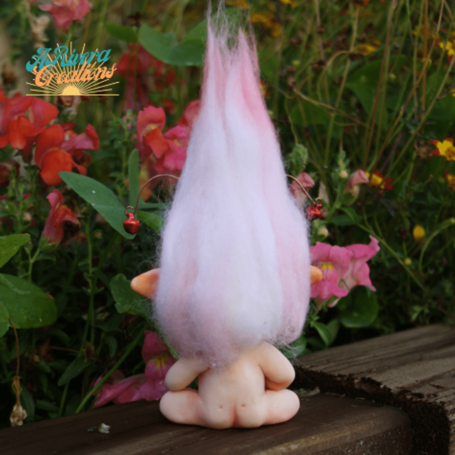 Duende artesanal, duendes mágicos, ooak, muñeco de arte, muñeco de colección, - 2