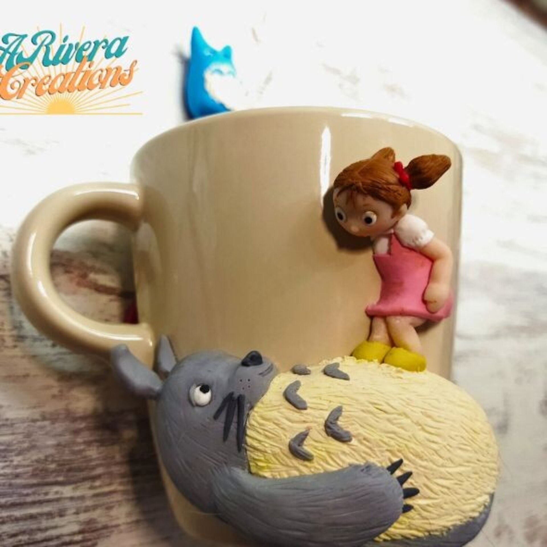 TAZA TOTORO, ESTUDIO GHIBLI, TOTORO Y MEI, TAZAS PERSONALIZADAS - 4