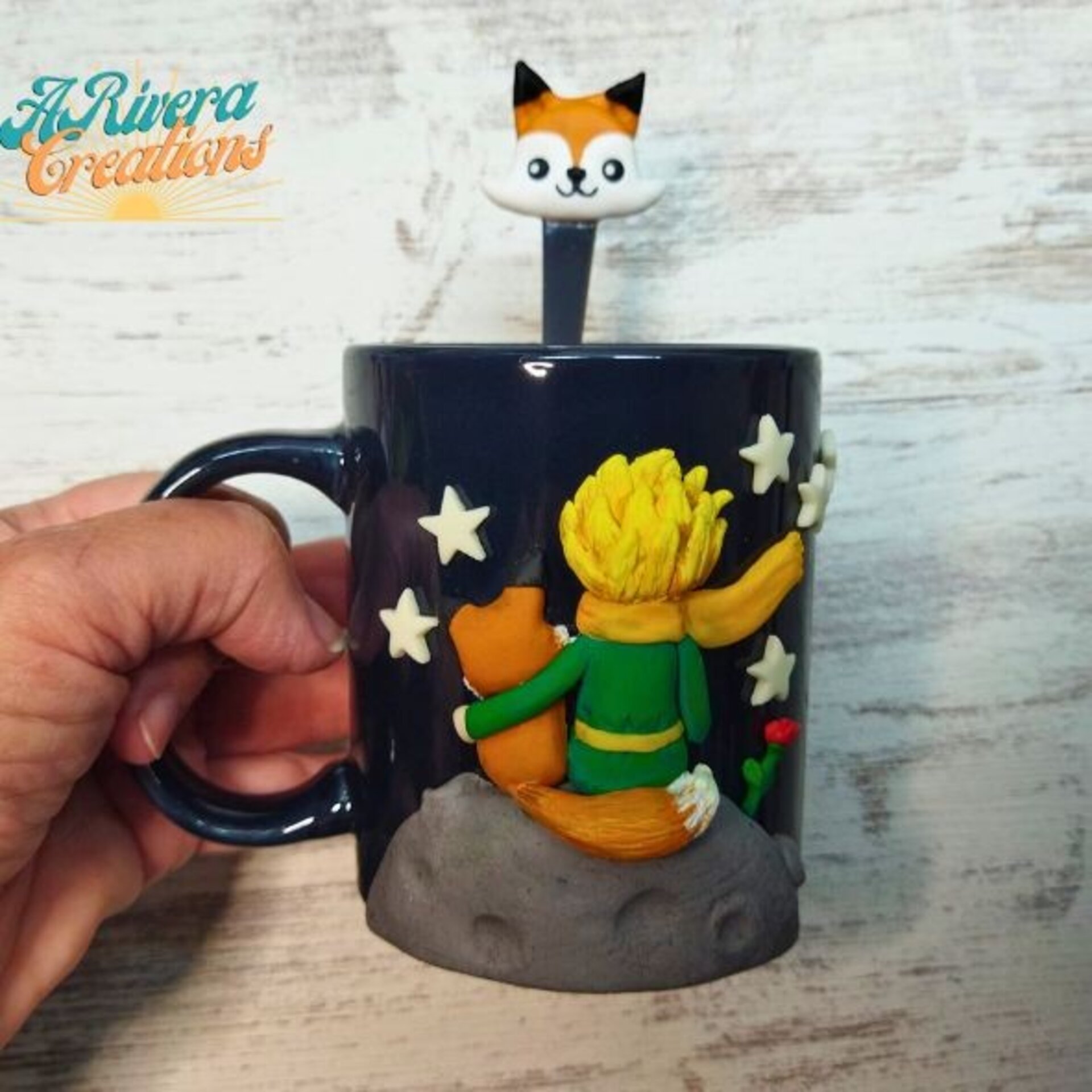 TAZA EL PRINCIPITO. TAZAS PERSONALIZADAS. TAZAS DECORADAS - 4