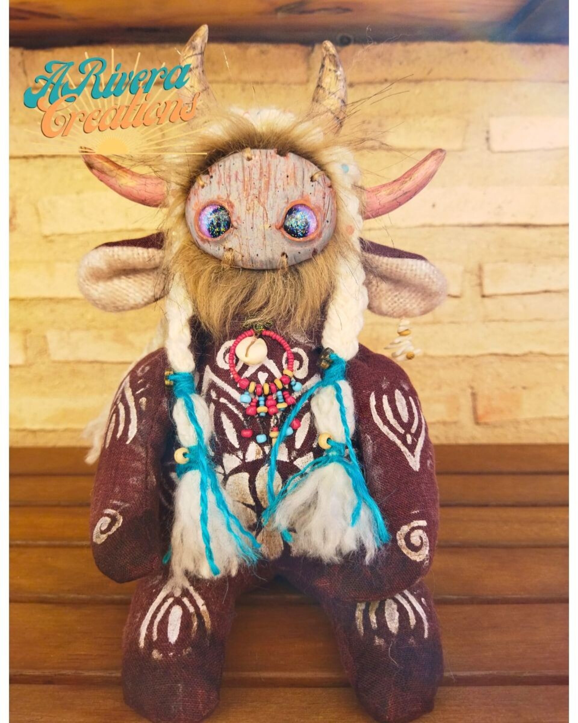 Muñeco ooak, hecho completamente a mano, elf, art doll - 2