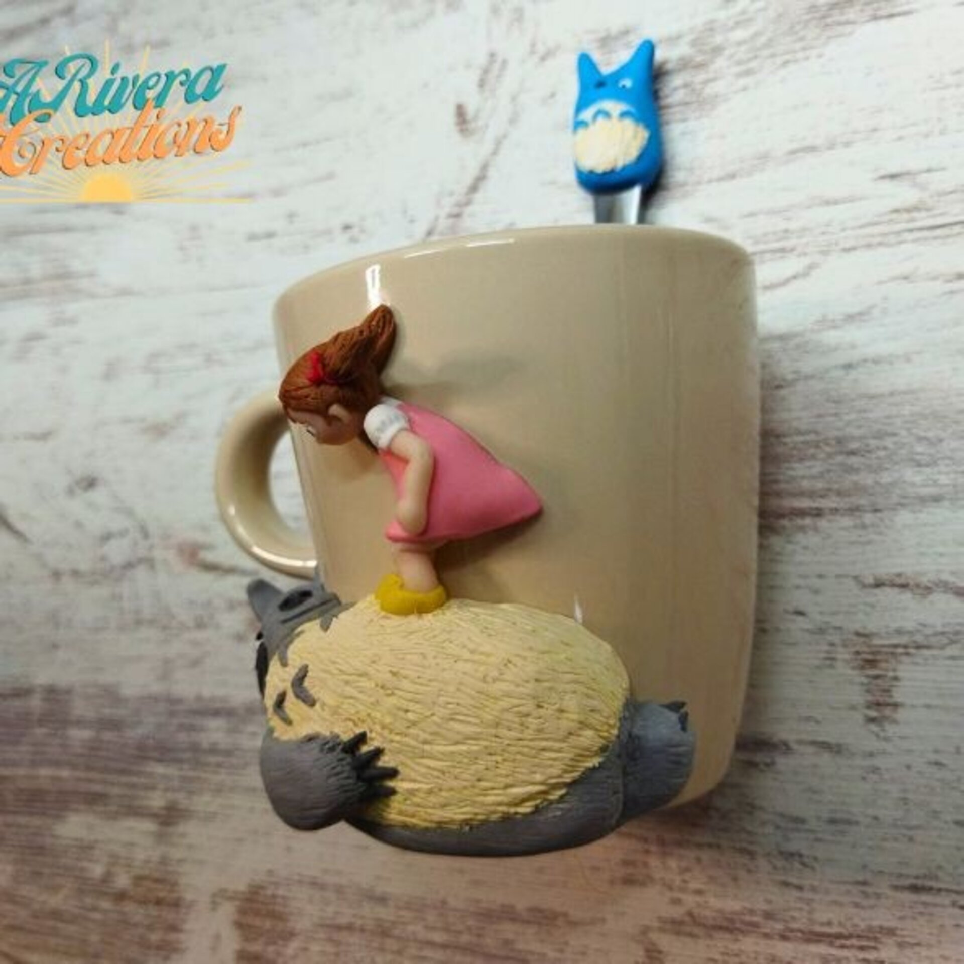 TAZA TOTORO, ESTUDIO GHIBLI, TOTORO Y MEI, TAZAS PERSONALIZADAS - 5