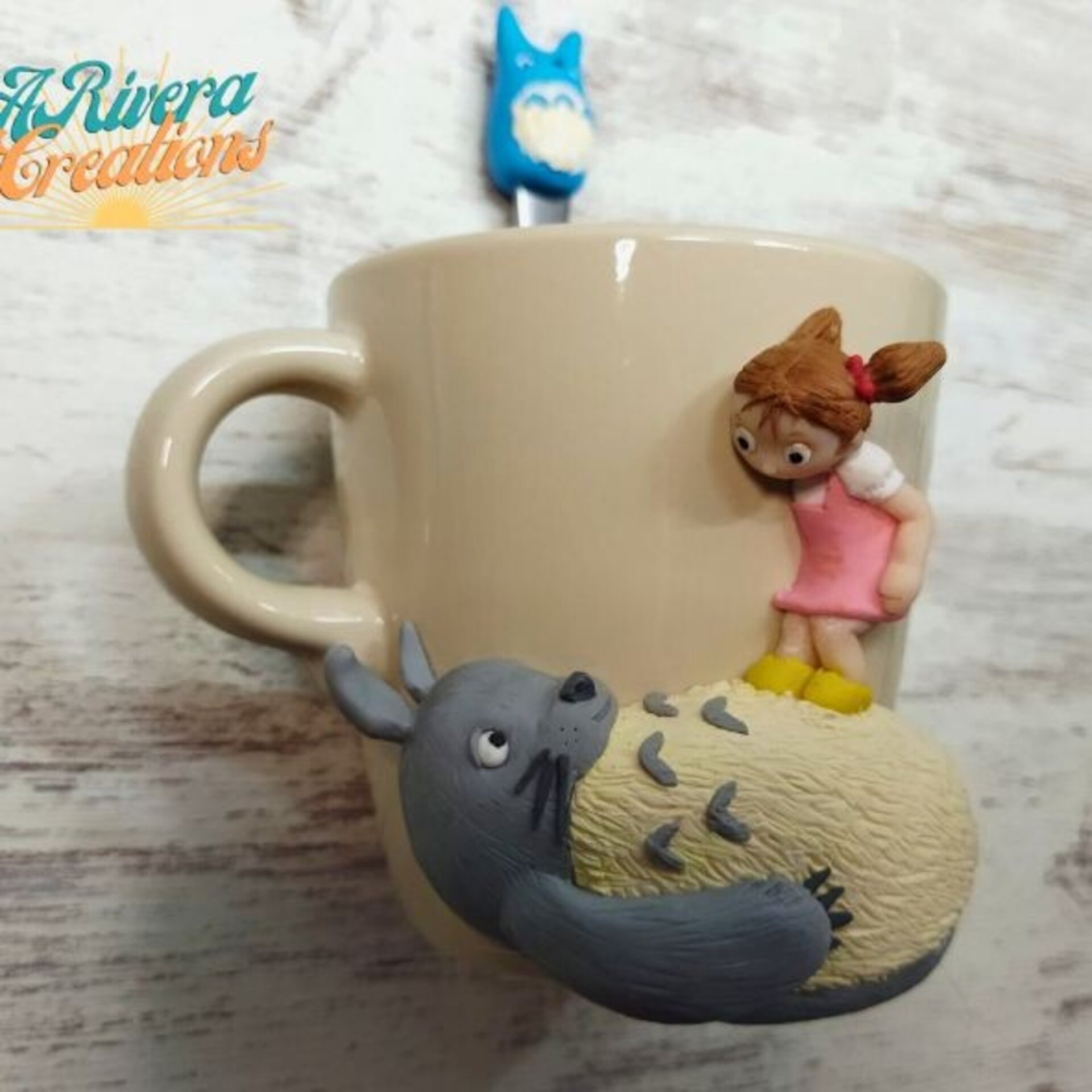 TAZA TOTORO, ESTUDIO GHIBLI, TOTORO Y MEI, TAZAS PERSONALIZADAS - 6