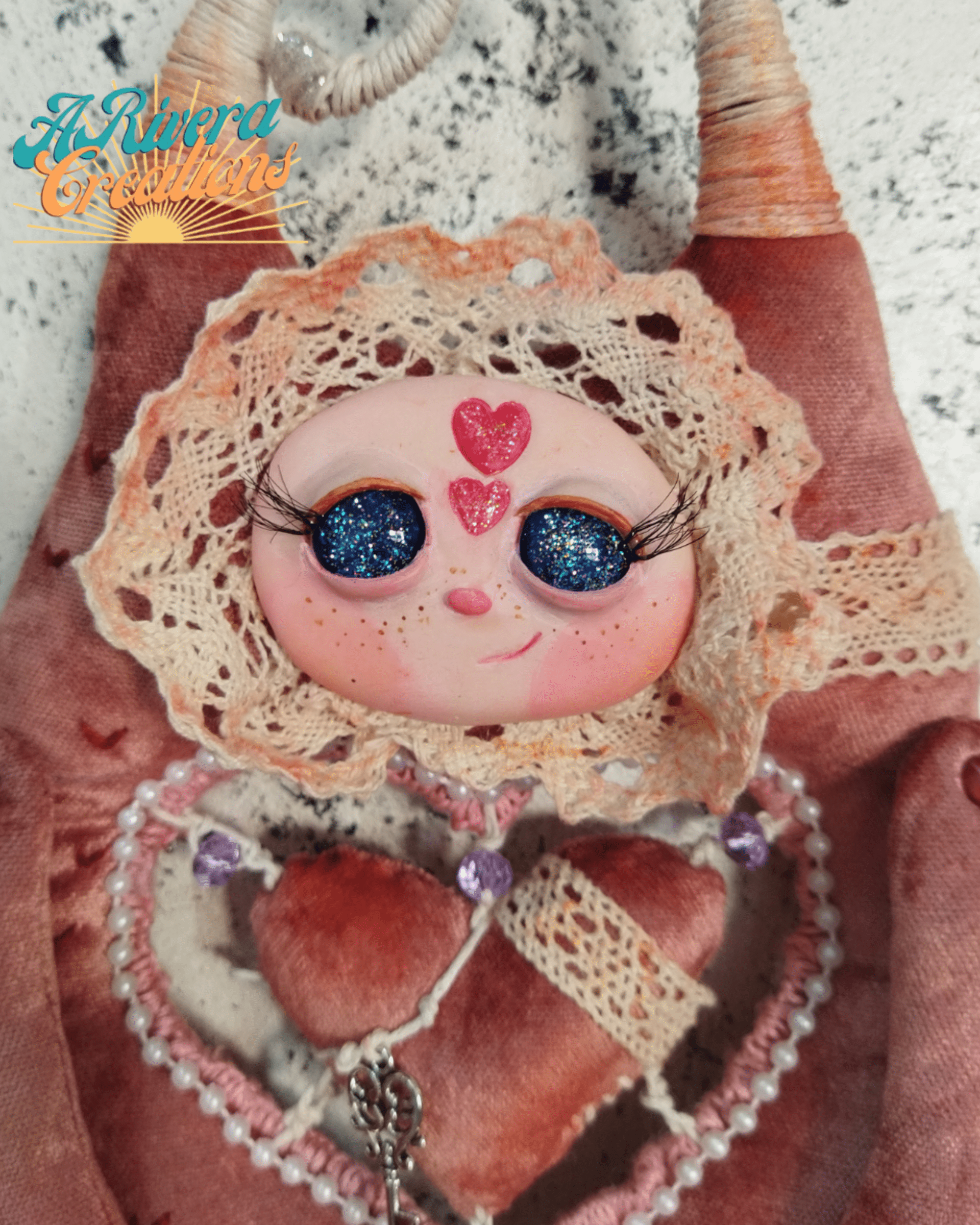 ❣️Ternura: Muñeco OOAK con Detalle de Corazón Interno San VAlentín - 5