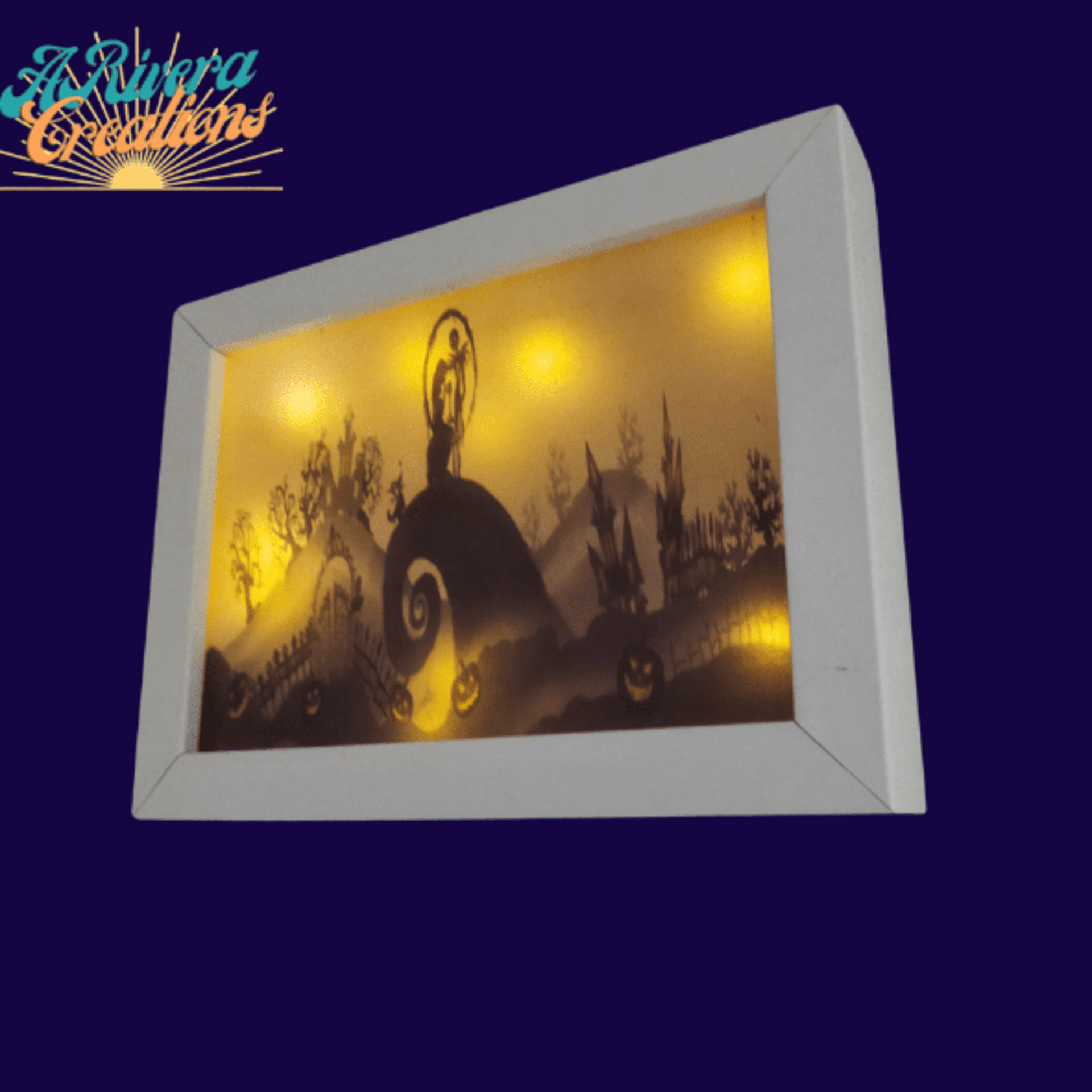 JACK SKELLINGTON CUADRO CON LUZ, DECORACIÓN JACK SKELLINGTON - 4
