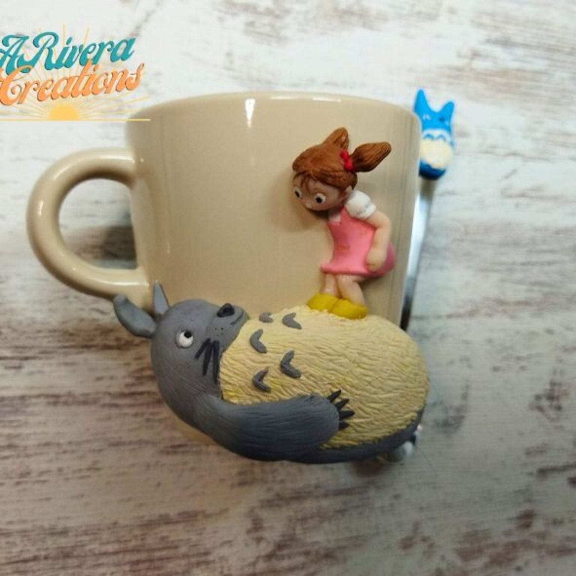 TAZA TOTORO, ESTUDIO GHIBLI, TOTORO Y MEI, TAZAS PERSONALIZADAS - 2